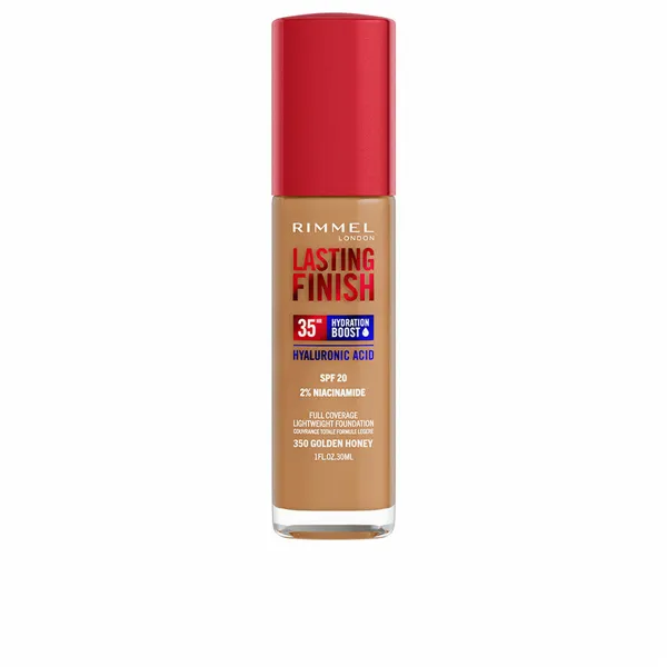 Meigi aluskreem Rimmel London Lasting Finish Nº 350 Golden Honey Nº 350-Golden Honey Spf 20 30 ml