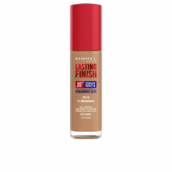 Liquid Make Up Base Rimmel London Lasting Finish Nº 303 Honey Nº 303-Honey Spf 20 30 ml