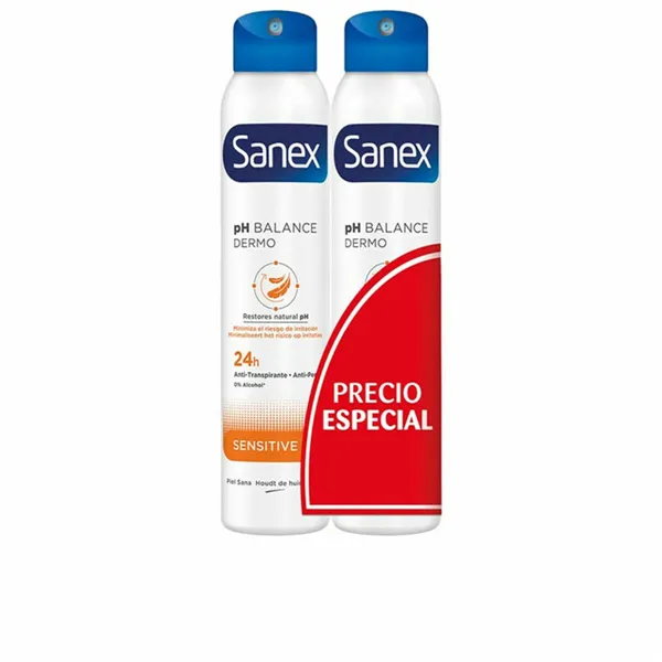 Izsmidzināms dezodorants Sanex Sensitive 2 gb. 200 ml