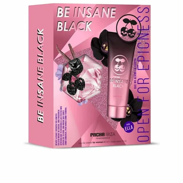 Naisten parfyymisetti Pacha Ibiza Be Insane Black 2 Kappaletta