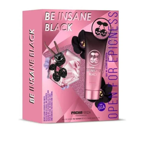 Naisten parfyymisetti Pacha Ibiza Be Insane Black 2 Kappaletta