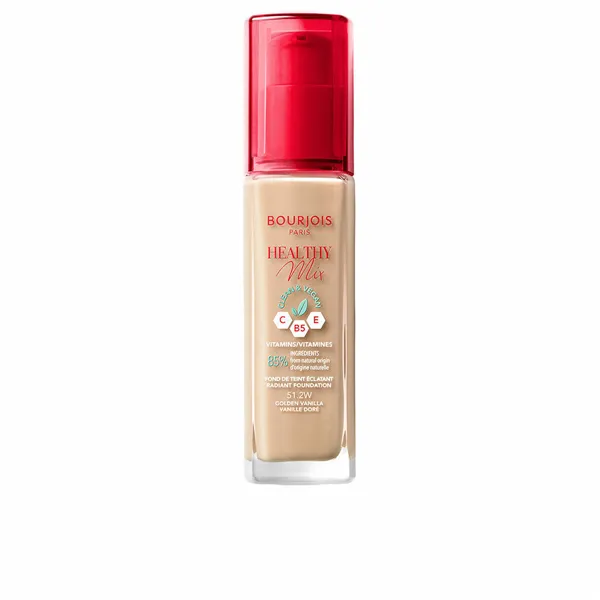 Жидкая основа для макияжа Bourjois Healthy Mix Nº 51.2W Golden vanilla Nº 51.2w-Golden Vanilla Nº 51.2w-Golden Vanilla 30ml 30 m