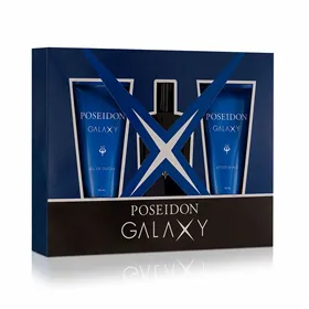 Meeste parfüümi komplekt Poseidon POSEIDON GALAXY EDT 3 Tükid, osad