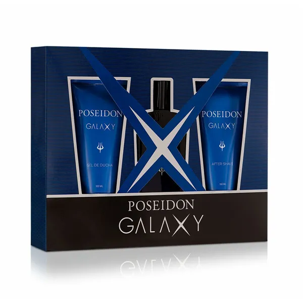 Meeste parfüümi komplekt Poseidon POSEIDON GALAXY EDT 3 Tükid, osad