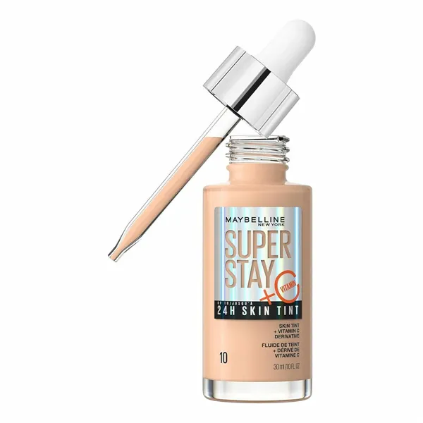 Жидкая основа для макияжа Maybelline Super Stay Skin Tint Nº 10 30 ml Витамин C