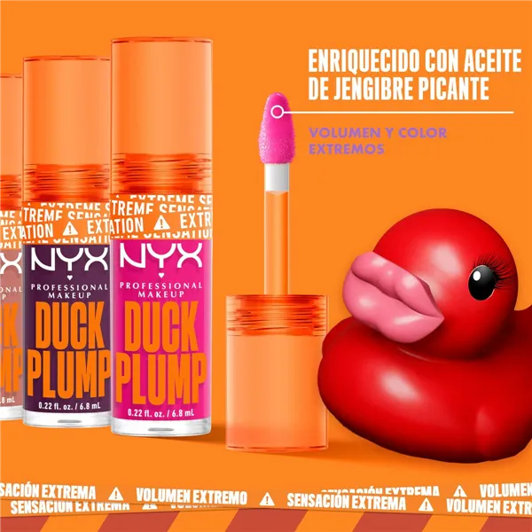 Lūpų blizgesys NYX Duck Plump Hall of flame 6,8 ml