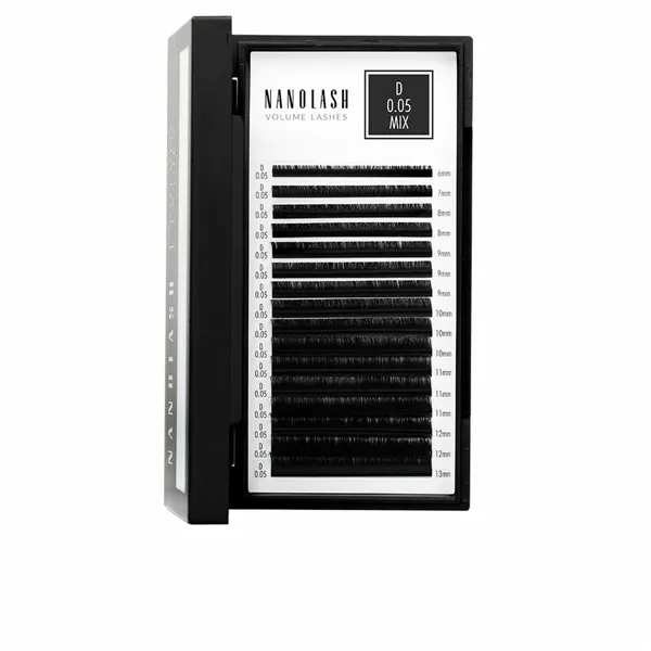 Kunstripsmete komplekt Nanolash VOLUME LASHES Pikendused 6-13 mm