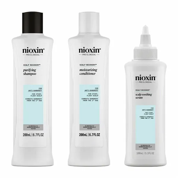 Plakų stiliavimo rinkinys Nioxin SCALP RECOVERY (3 vnt.)