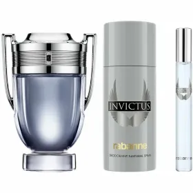 Meeste parfüümi komplekt Paco Rabanne Invictus 3 Tükid, osad
