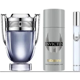 Meeste parfüümi komplekt Paco Rabanne Invictus 3 Tükid, osad