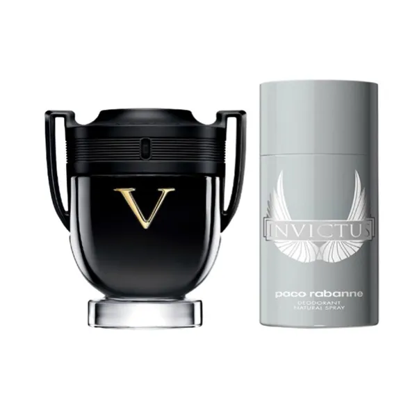 Meeste parfüümi komplekt Paco Rabanne INVICTUS EDP 2 Tükid, osad