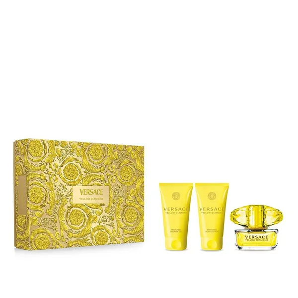 Naiste parfüümi komplekt Versace Yellow Diamond 3 Tükid, osad