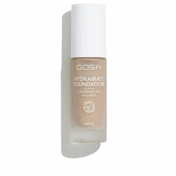Skystas makiažo pagrindas Gosh Copenhagen HYDRAMATT Nº 006-Medium Light - Red Spf 15 30 ml