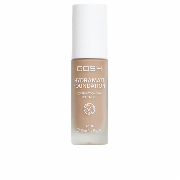 Основа-крем для макияжа Gosh Copenhagen HYDRAMATT Nº 012-Medium Dark-Neutral Spf 15 30 ml