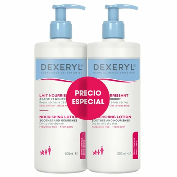 Naiste komeetika komplekt Dexeryl LOCIÓN NUTRITIVA 500 ml