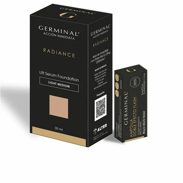 Skystas makiažo pagrindas Germinal ACCIÓN INMEDIATA RADIANCE 2 Dalys