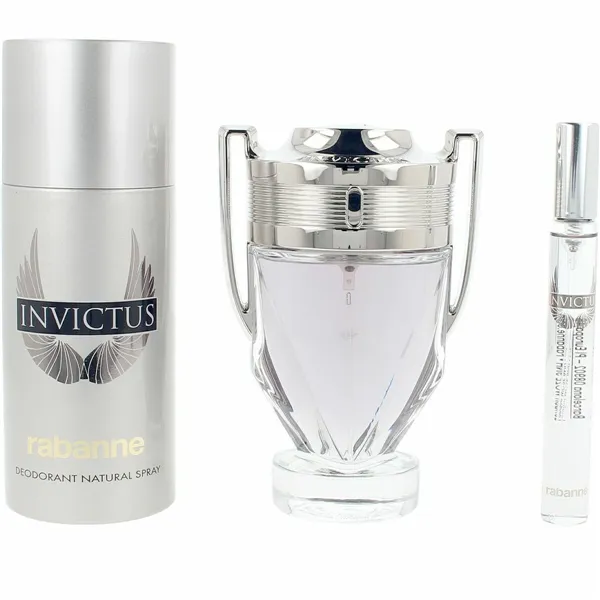 Miesten parfyymisetti Paco Rabanne INVICTUS 3 Kappaletta
