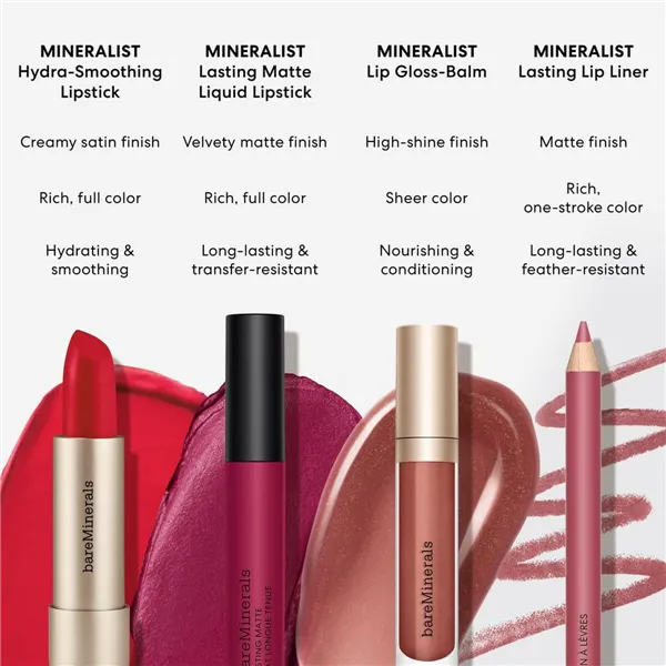 Губная помада bareMinerals MINERALIST Heart 4 ml