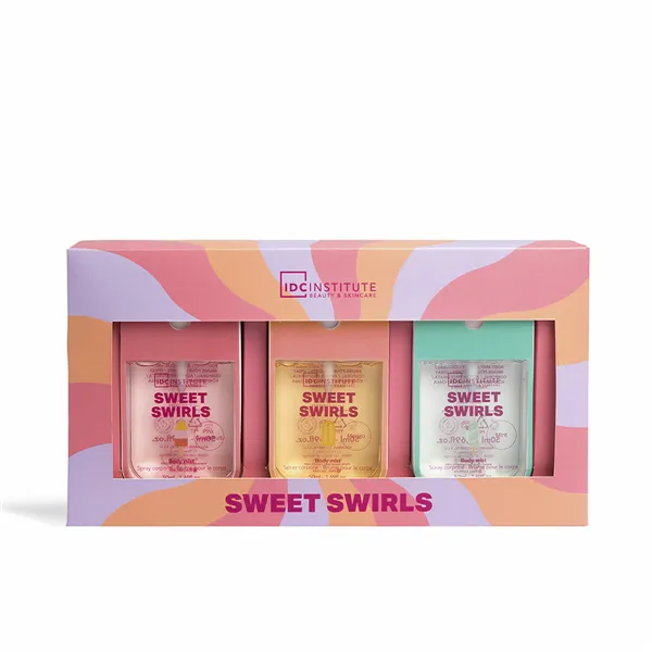 Naisten parfyymisetti IDC Institute SWEET SWIRLS 3 Kappaletta