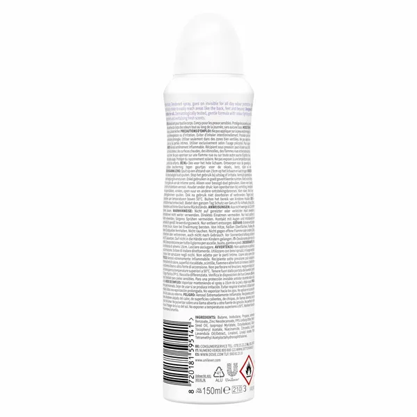 Дезодорант-спрей Dove LAVANDA & CAMOMILA 150 ml