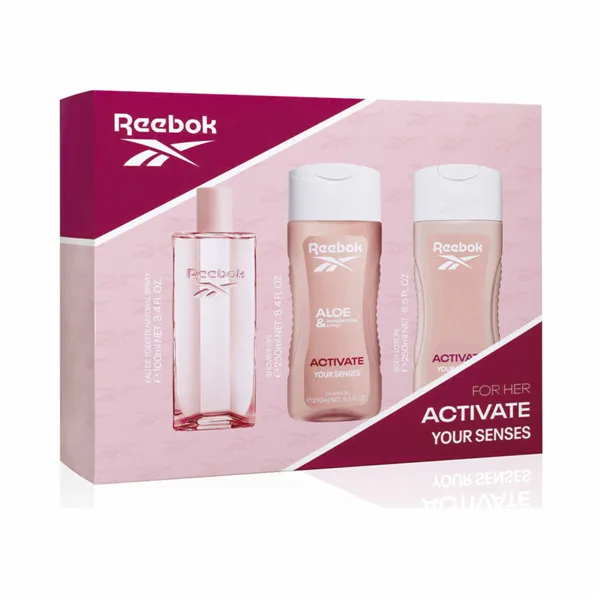 Naisten parfyymisetti Reebok ACTIVATE YOUR SENSES 3 Kappaletta