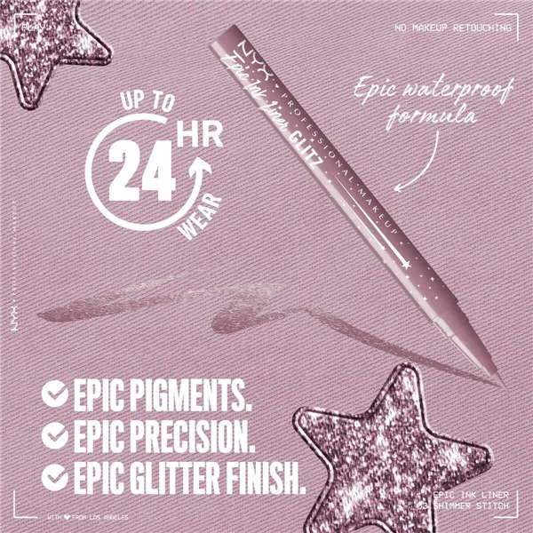 Makiažo Rinkinys NYX EPIC INK LINER GLITZ