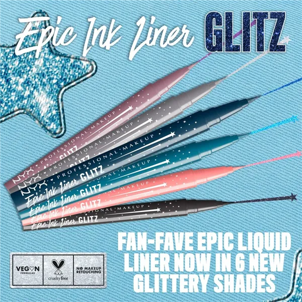Makiažo Rinkinys NYX EPIC INK LINER GLITZ