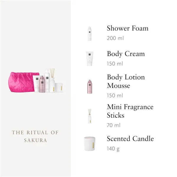 Naisten kosmetiikkasetti Rituals THE RITUAL OF SAKURA 5 Kappaletta