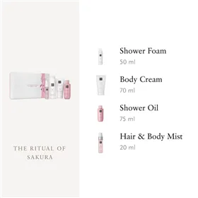 Naisten kosmetiikkasetti Rituals THE RITUAL OF SAKURA 4 Kappaletta