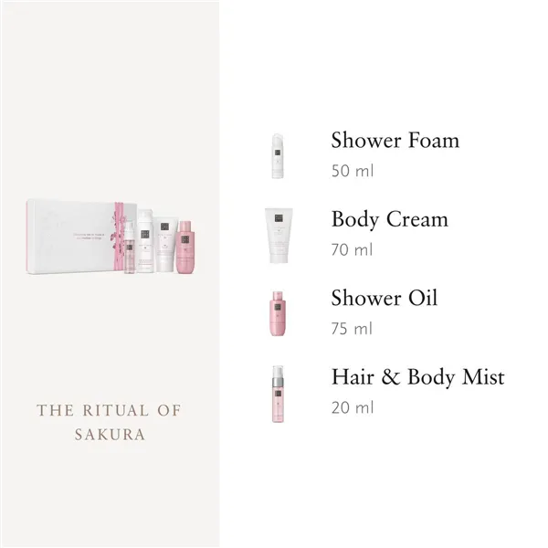 Naisten kosmetiikkasetti Rituals THE RITUAL OF SAKURA 4 Kappaletta