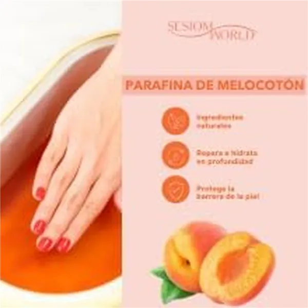 Увлажняющий крем для ног SesioMWorld PARAFINA DE MELOCOTÓN 1 L