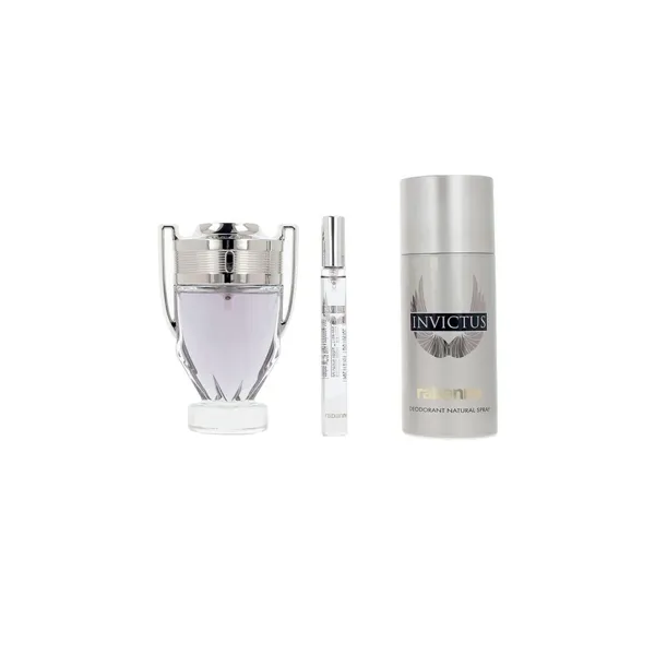 Meeste parfüümi komplekt Paco Rabanne INVICTUS 3 Tükid, osad