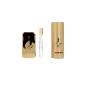 Miesten parfyymisetti Paco Rabanne 1 MILLION 3 Kappaletta