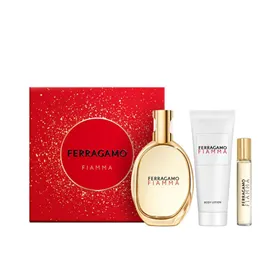Naisten parfyymisetti Salvatore Ferragamo FIAMMA EDP 3 Kappaletta