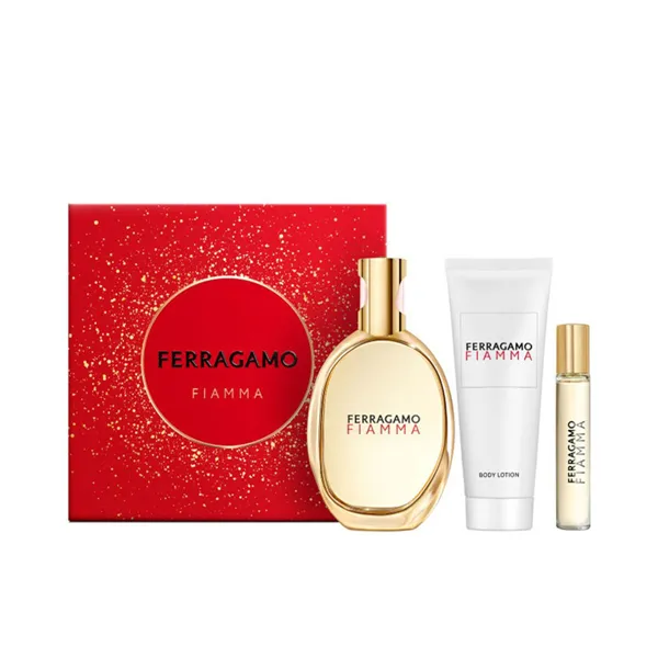 Naisten parfyymisetti Salvatore Ferragamo FIAMMA EDP 3 Kappaletta