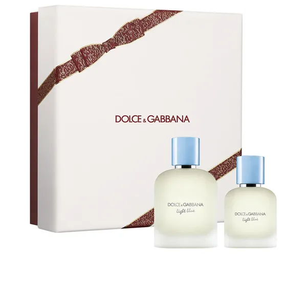 Miesten parfyymisetti Dolce & Gabbana LIGHT BLUE POUR HOMME 2 Kappaletta