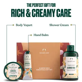 Naisten kosmetiikkasetti The Body Shop ALMOND MILK