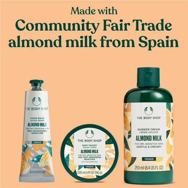 Naisten kosmetiikkasetti The Body Shop ALMOND MILK