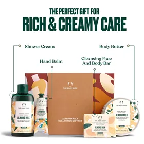 Naisten kosmetiikkasetti The Body Shop ALMOND MILK