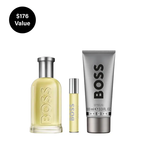 Miesten parfyymisetti Hugo Boss BOSS BOTTLED 3 Kappaletta