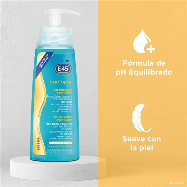 Näo puhastamise geel Lutsine BACTOPUR 200 ml Puhastav