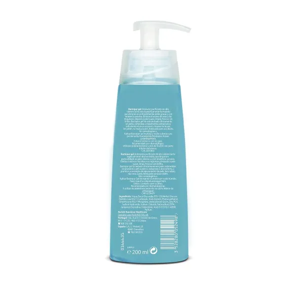 Näo puhastamise geel Lutsine BACTOPUR 200 ml Puhastav