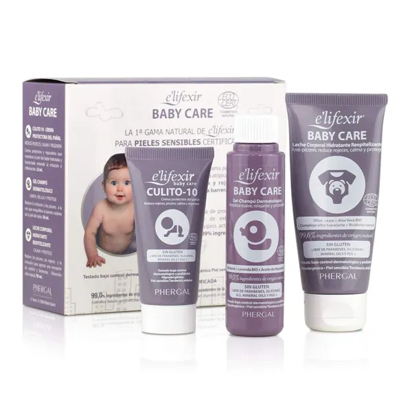 Hygieaniasetti Elifexir BABY CARE 3 Kappaletta