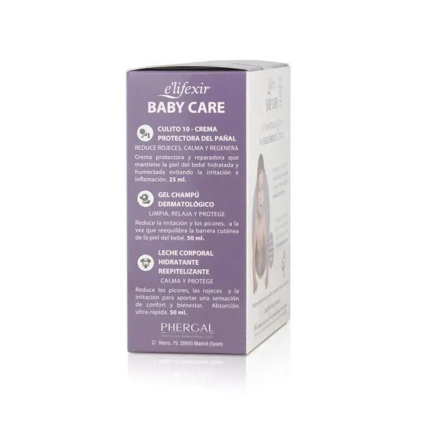 Hygieaniasetti Elifexir BABY CARE 3 Kappaletta