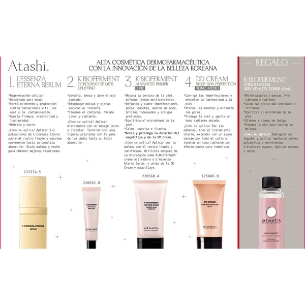 Kosmetiikkasetti Atashi EFECTO PEARL SKIN 360º 6 Kappaletta