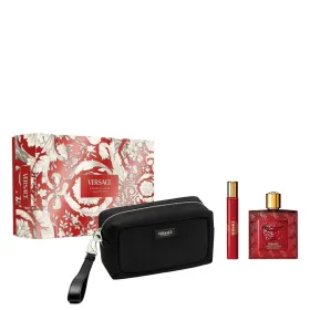 Miesten parfyymisetti Versace EROS FLAME 3 Kappaletta