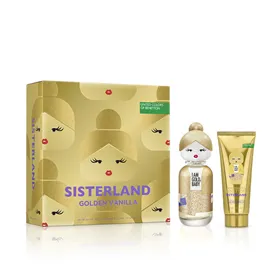 Naisten parfyymisetti Benetton SISTERLAND GOLDEN VANILLA 2 Kappaletta