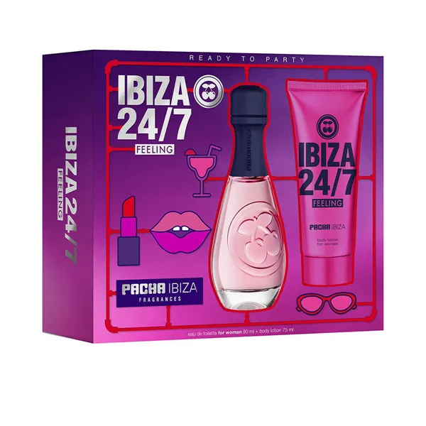 Naisten parfyymisetti Pacha Ibiza 24/7 Feeling 2 Kappaletta