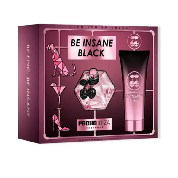 Naisten parfyymisetti Pacha Ibiza Be Insane Black 2 Kappaletta