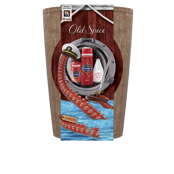 Hygieniatuotesetti miehille Old Spice OLD SPICE CAPTAIN 3 Kappaletta